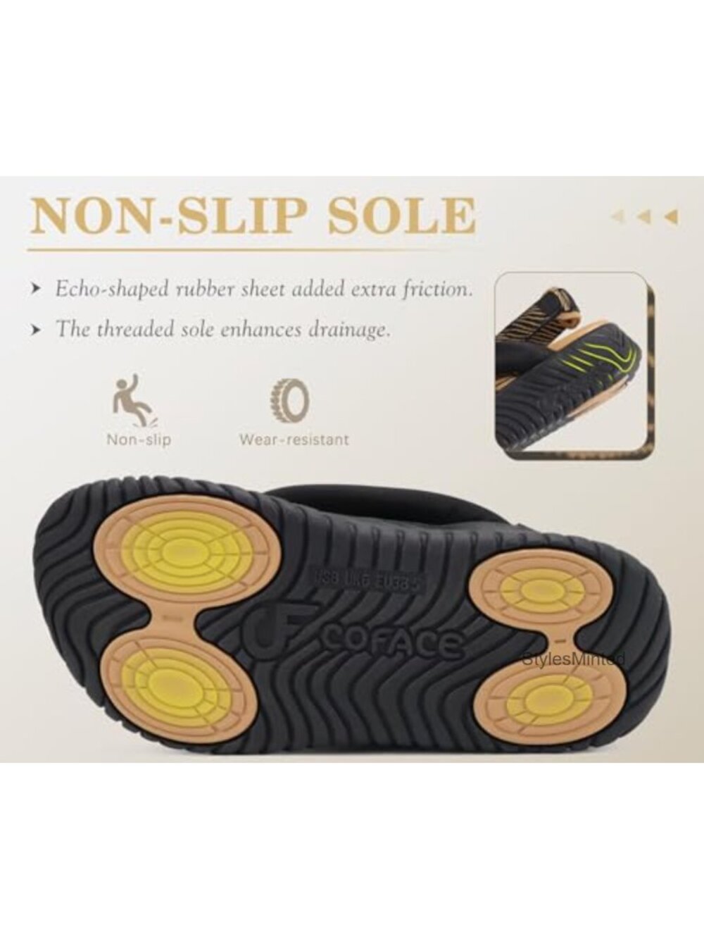 Orthopedic Arch Support Sandals Cushion Walking Flip Flops - Picture 4 of 6